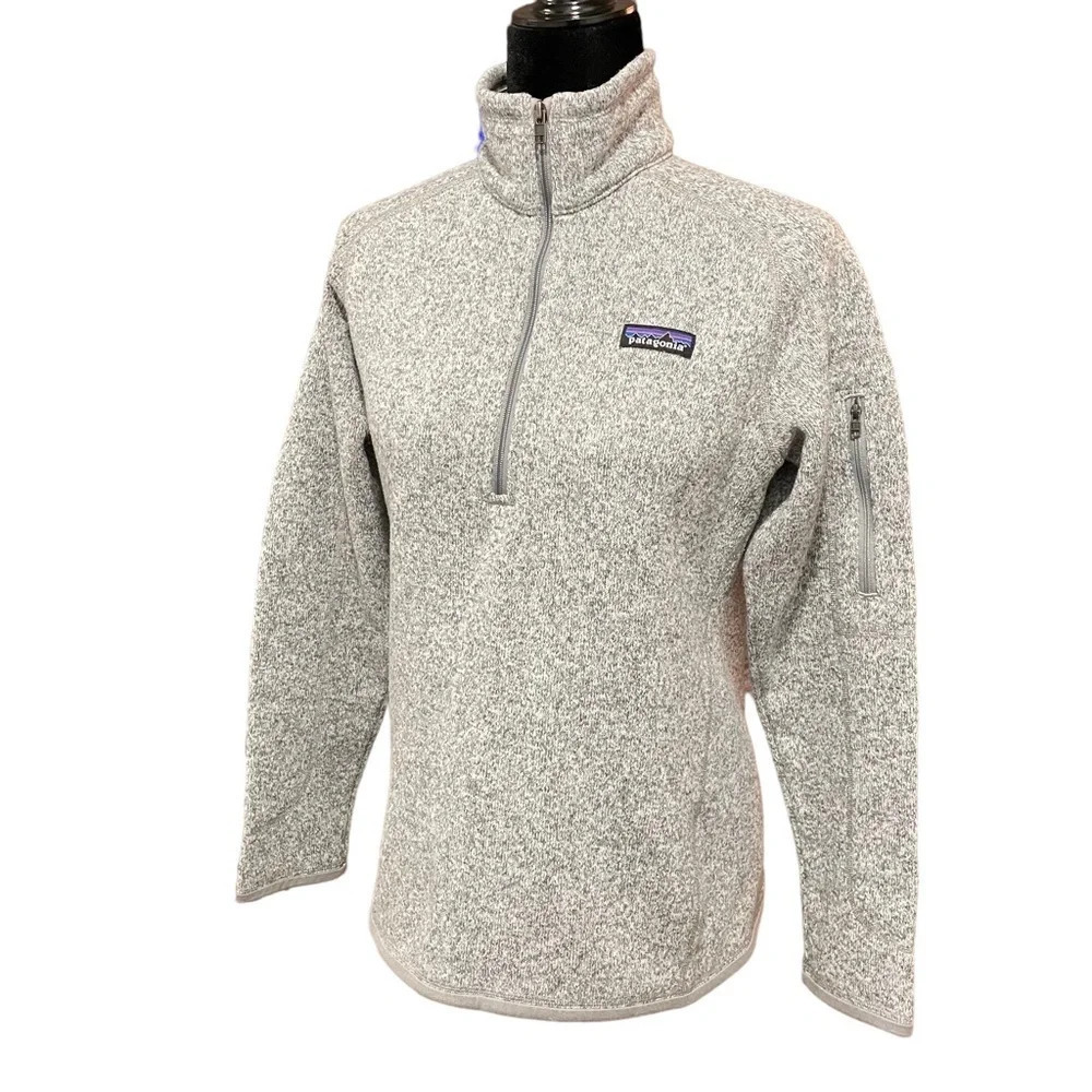 Patagonia Women's Better Sweater® 1/4-Zip Winter in Birch White Fall 2016